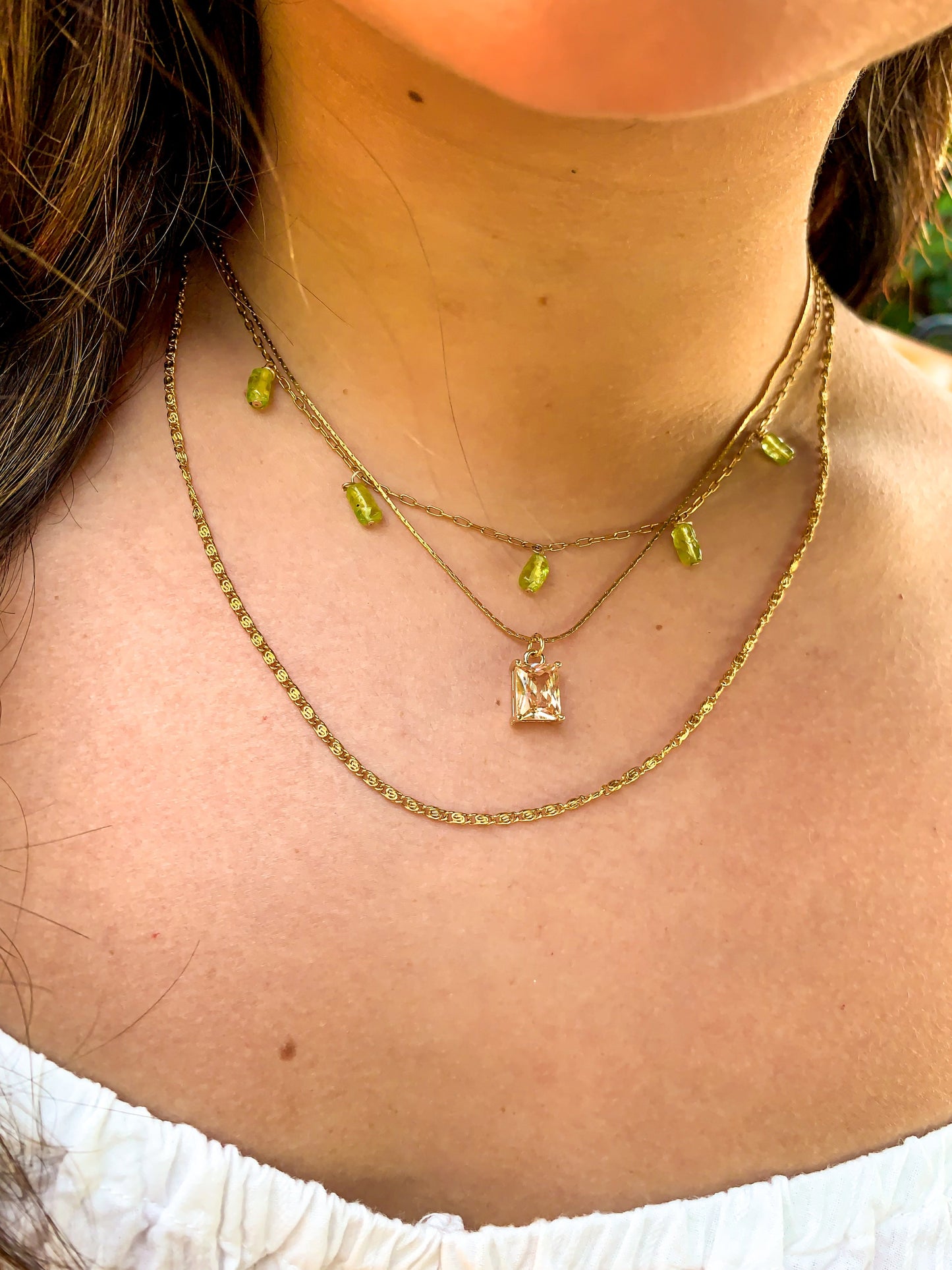 DRIP JEWELRY Necklaces 16 / Champagne Peach REC DROP 2.0 — EVERYONE’S FAVORITE