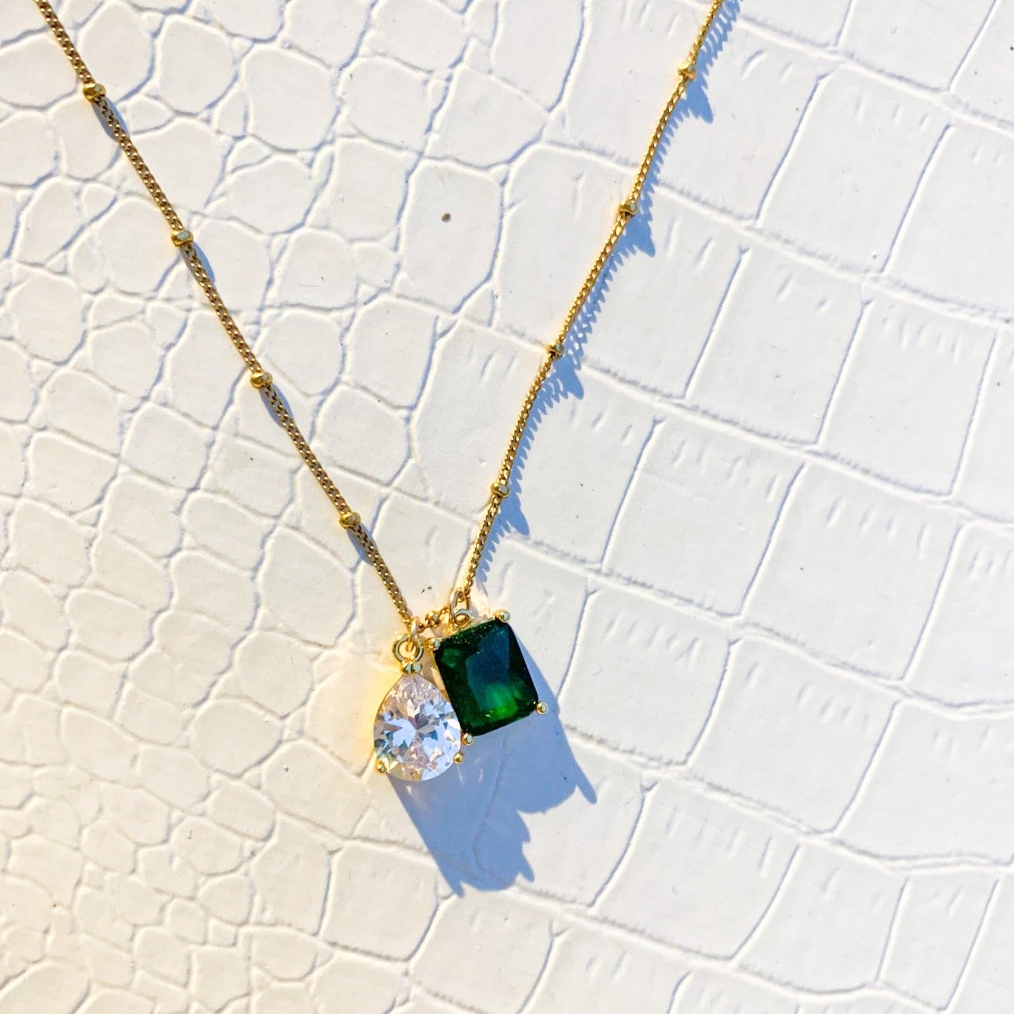 DRIP JEWELRY Toi et Moi Necklace