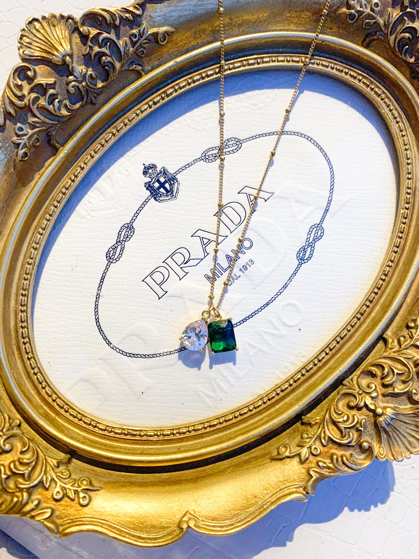 DRIP JEWELRY Toi et Moi Necklace